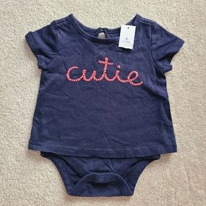 babyGap onesie 3-6 months